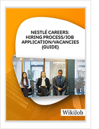 Nestlé Careers: Hiring Process/Job Application/Vacancies