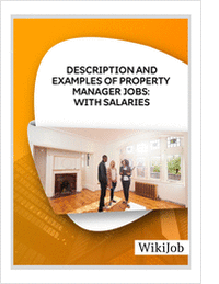 Description and Examples of Property Manager Jobs: with Salaries
