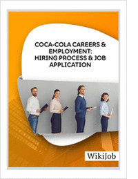 Coca-Cola Careers & Employment: Hiring Process & Job Application