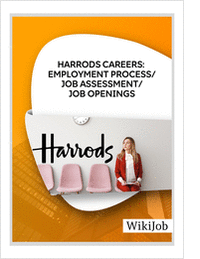 Harrods Careers: Employment Process/Job Assessment/Job Openings