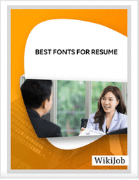 Best Fonts for Resume