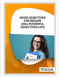 Good Adjectives for Resume (155+ Powerful Adjectives List)
