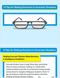 10 Tips for Making Decisions in Uncertain Situations