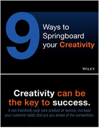 9 Ways to Springboard your Creativity