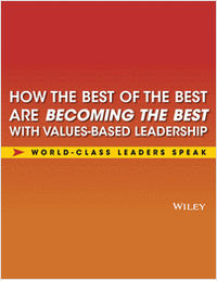 The Best of the Best in Values-Based Leadership