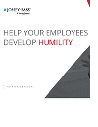 Help Your Employees Develop Humility