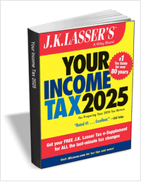 J.K. Lasser's Your Income Tax 2025: For Preparing Your 2024 Tax Return ($16.00 Value) FREE for a Limited Time