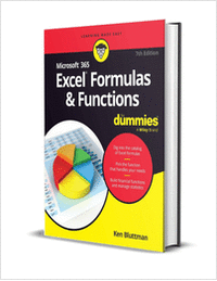 Microsoft 365 Excel Formulas & Functions For Dummies, 7th Edition($21.00 Value) FREE for a Limited Time