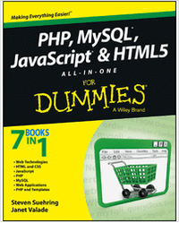 PHP, MySQL, JavaScript & HTML5 All-in-One For Dummies--Free Sample Chapters