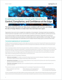 Enabling Sovereign Cloud with Wind River: Control, Compliance, and Confidence at the Edge