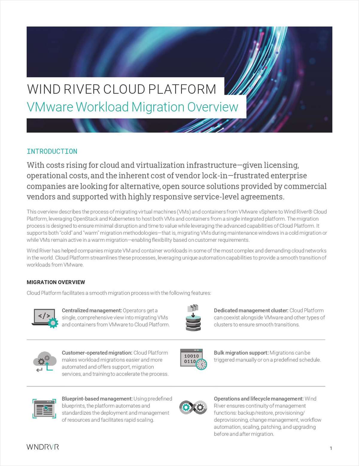 VMware Workload Migration Overview
