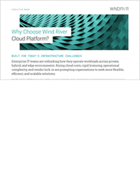 Why Choose Wind River Cloud Platform?