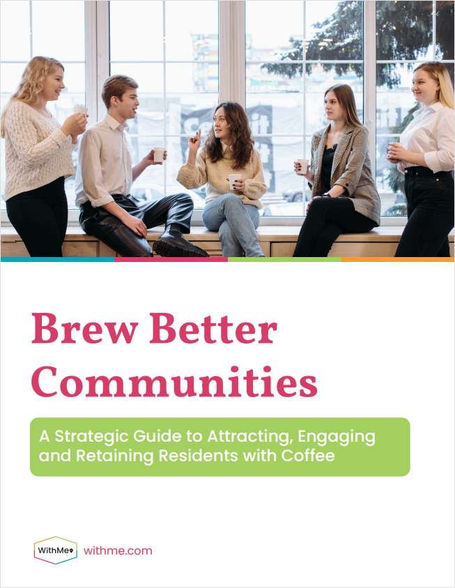 A property manager's strategic guide to attracting, engaging and retaining residents with coffee