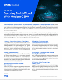 Top Ten Tips: Securing Multi-Cloud with Modern CSPM