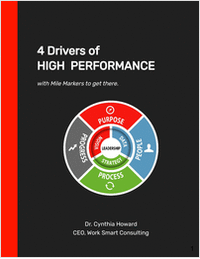 4 Drivers of High Performance with Mile Markers to get there.