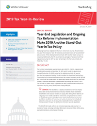 2019 Tax Year-in-Review