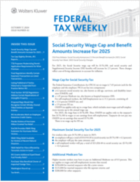 Sneak Peak: Federal Tax Weekly on CCH AnswerConnect