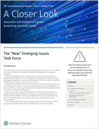 A Closer Look: The 'New' Emerging Issues Task Force