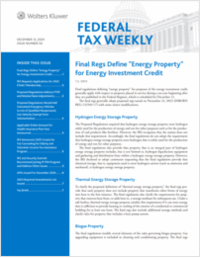 Federal Tax Weekly on CCH AnswerConnect