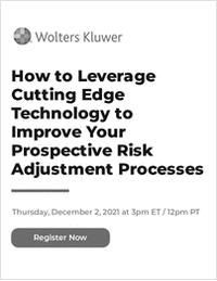 How to Leverage Cutting Edge Technology to Improve Your Prospective Risk Adjustment Processes