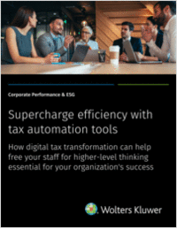 Supercharge efficiency with tax automation tools