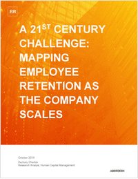 A 21st Century Challenge - Mapping Employee Retention as the Company Scales