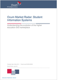 Ovum Market Radar Report - Student Information Systems