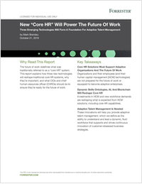 Forrester Report - New Core HR Will Power the Future of Work
