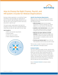 How to Choose the Right Finance, Payroll, and HR System - A Guide for Midsize Organizations