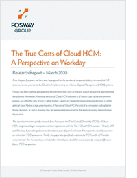 The True Costs of Cloud HCM - A Perspective on Workday