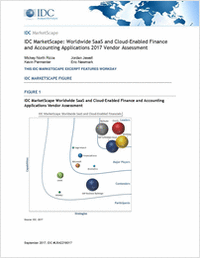 IDC MarketScape: Worldwide SaaS and Cloud-Enabled Finance and Accounting Applications 2017 Vendor Assessment