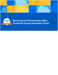 Sourcing and Procurement Best Practices During Uncertain Times