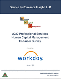 2020 Professional Services HCM End-User Survey Report