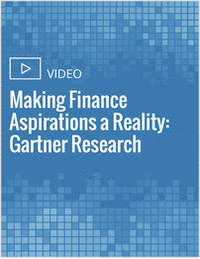 Making Finance Aspirations a Reality: Gartner Research