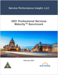 2021 Professional Services Maturity Benchmark
