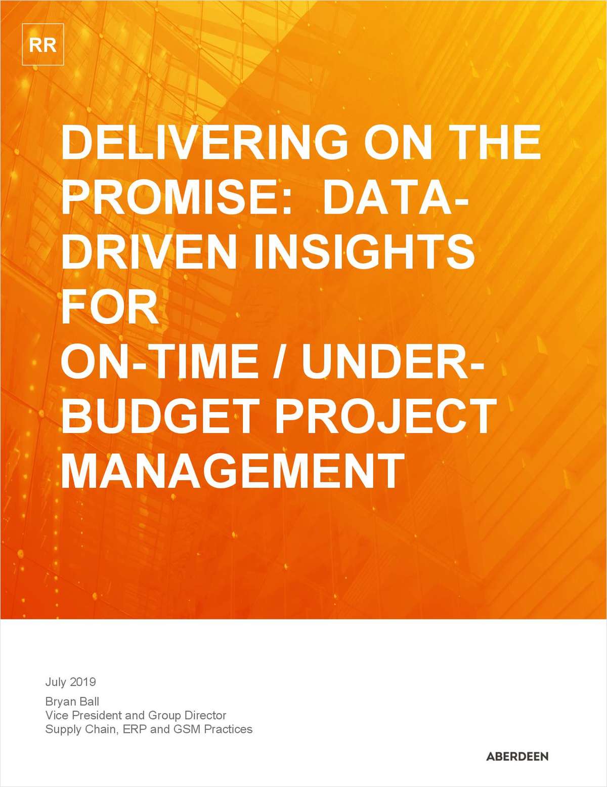Delivering on the Promise: Data-Driven Insights for On-Time/Under-Budget Project Management