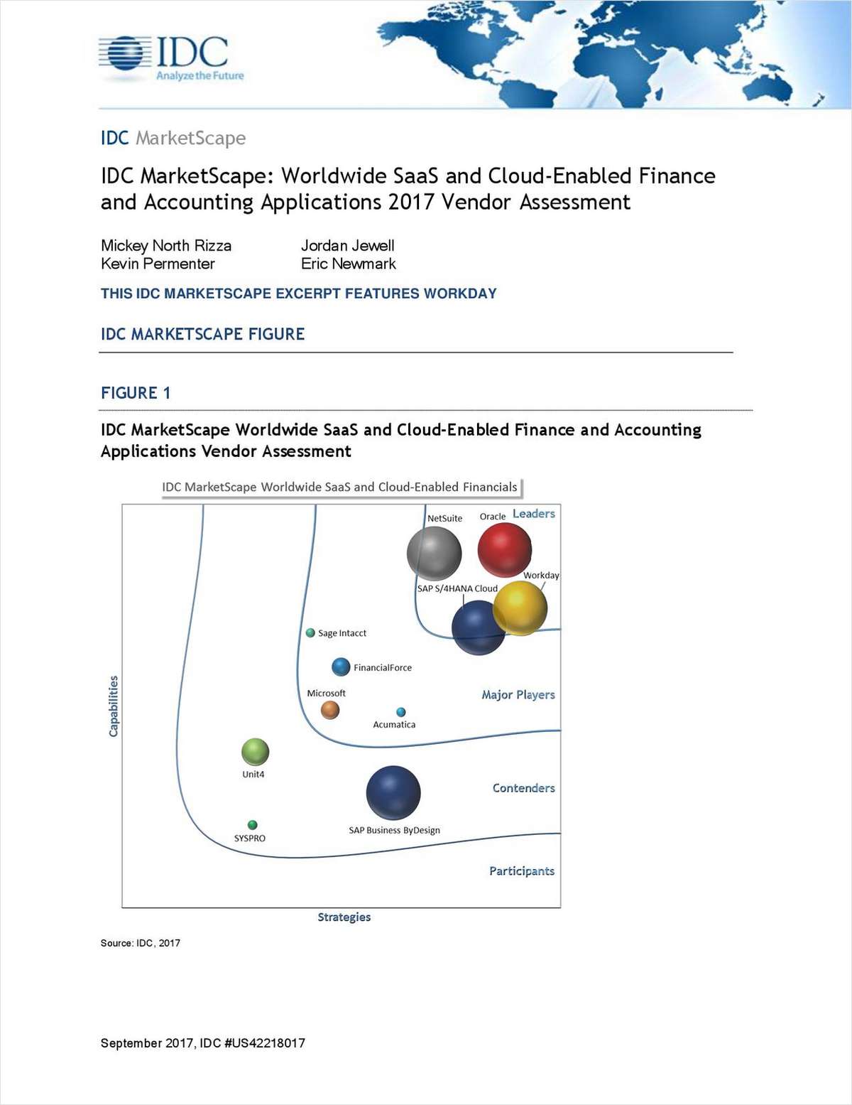IDC MarketScape Worldwide SaaS and CloudEnabled Finance and