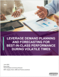 Leverage Demand Planning and Forecasting for Best In Class Performance During Volatile Times