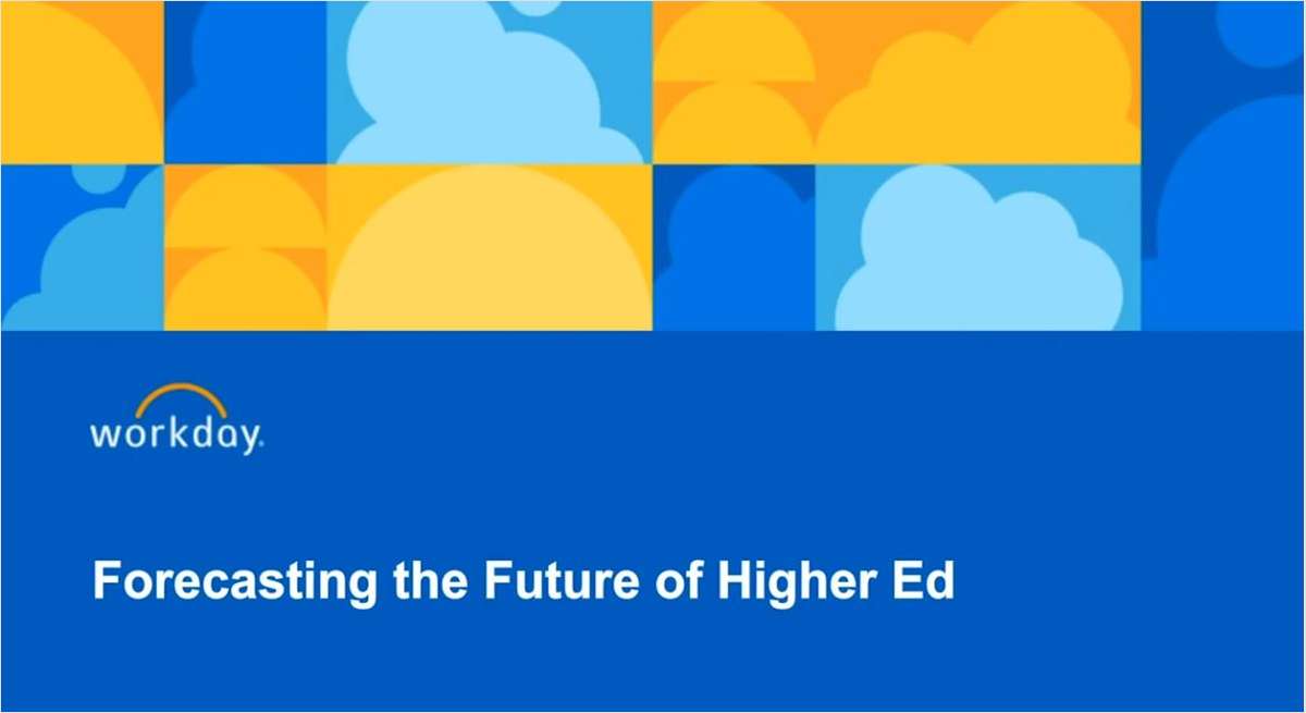 Forecasting the Future of Higher Ed