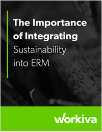The Importance of Integrating Sustainability into ERM