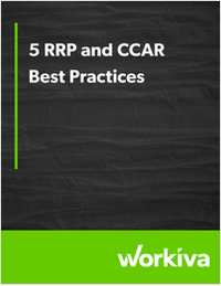 5 RRP and CCAR Best Practices