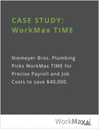 CASE STUDY: Niemeyer Bros. Plumbing for WorkMax TIME