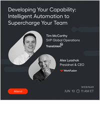 [Webinar]  Developing Your Capability: Intelligent Automation to Supercharge Your Team