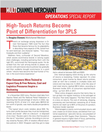 High-Touch Returns Become Point of Differentiation for 3PLs