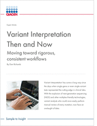 Variant Interpretation Then and Now: Moving Toward Rigorous, Consistent Workflows