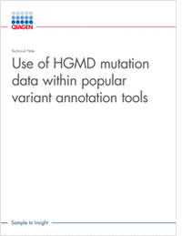 Use of HGMD Mutation Data Within Popular Variant Annotation Tools