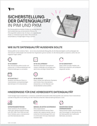 SICHERSTELLUNG DER DATENQUALITÄT IN PIM UND PXM