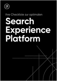 Ihre Checkliste zur optimalen Search Experience Platform
