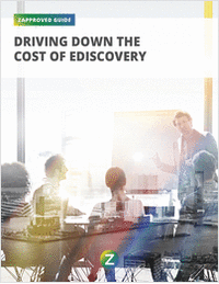 Driving Down the Cost of Ediscovery