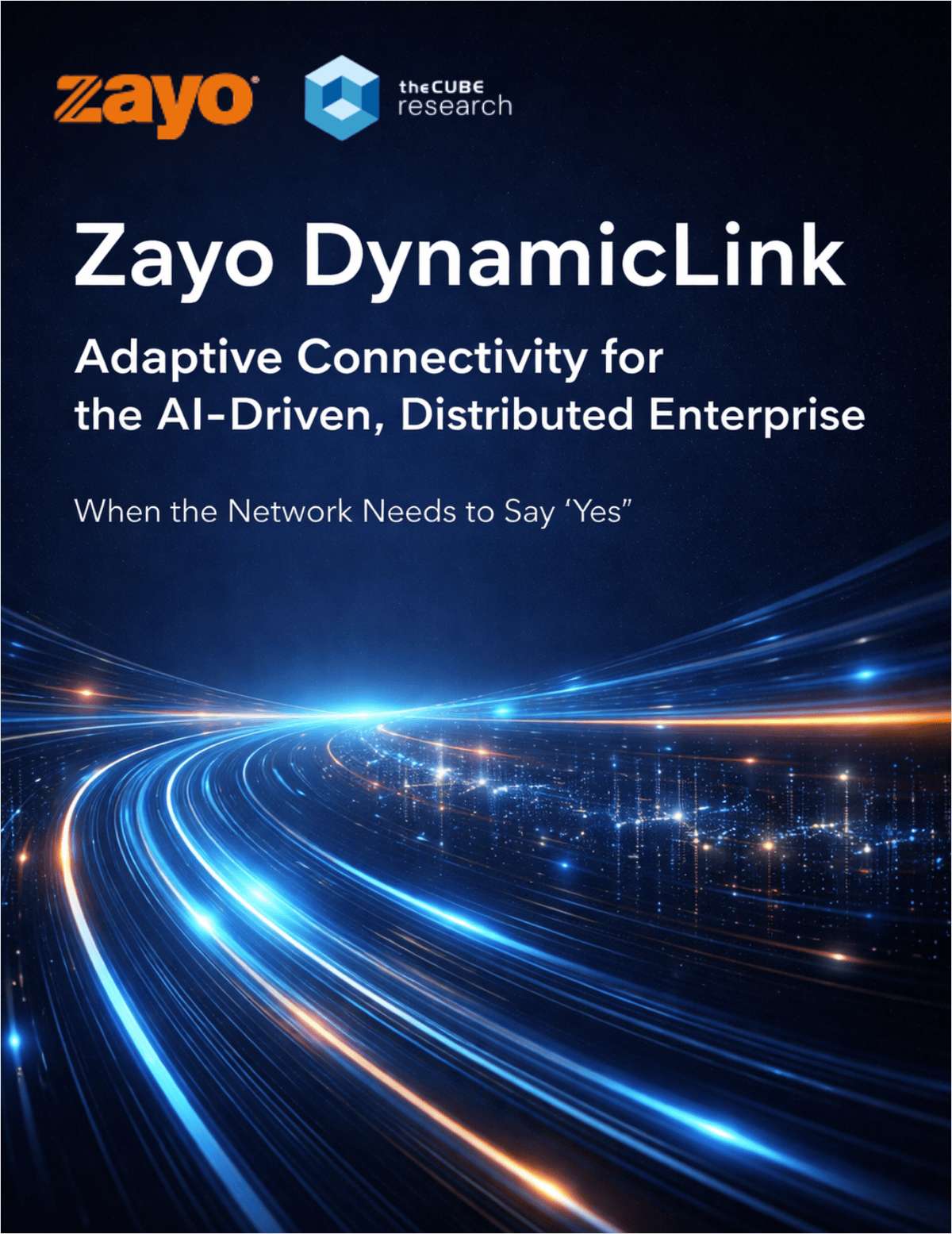 Zayo DynamicLink: Adaptive Connectivity for the AI-Driven, Distributed Enterprise